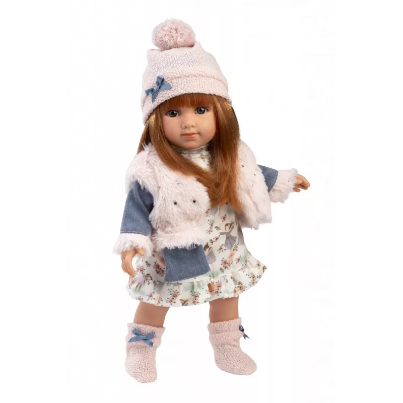 Puppe Llorens Nicole 35 cm – realistische Merkmale, weicher Körper, Babypuppe