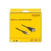 DeLOCK Adapter USB 2.0 Typ-A auf Seriell RS-232 D-Sub 9-polig Stecker 1,5 m