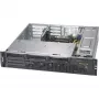 Super Micro Supermicro SC825M BTQC-R802WB - Rack - rack-mountable - 2U - verbessertes, erweitertes ATX - SATA/SAS - Hot-Swap 800 Watt - Schwarz (CSE-825MBTQC-R802WB)