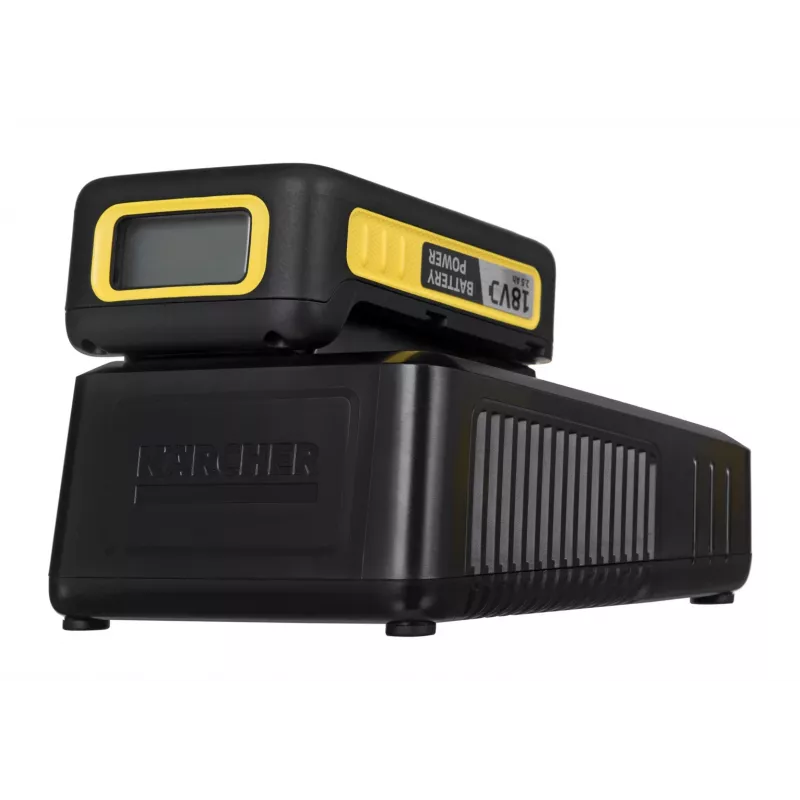 Akku- und Ladegerät-Set Kärcher Power 18 V 2,5 Ah, 1 Akku, 1 Ladegerät, gelb