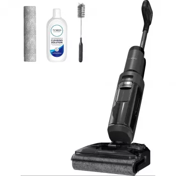 Akkubetriebener Stielsauger Tineco S6 Stretch Extreme Trocken- und Nassreinigung beutellos 20000 Pa 220 W 78 dB Schwarz Grau Schlaufengriff