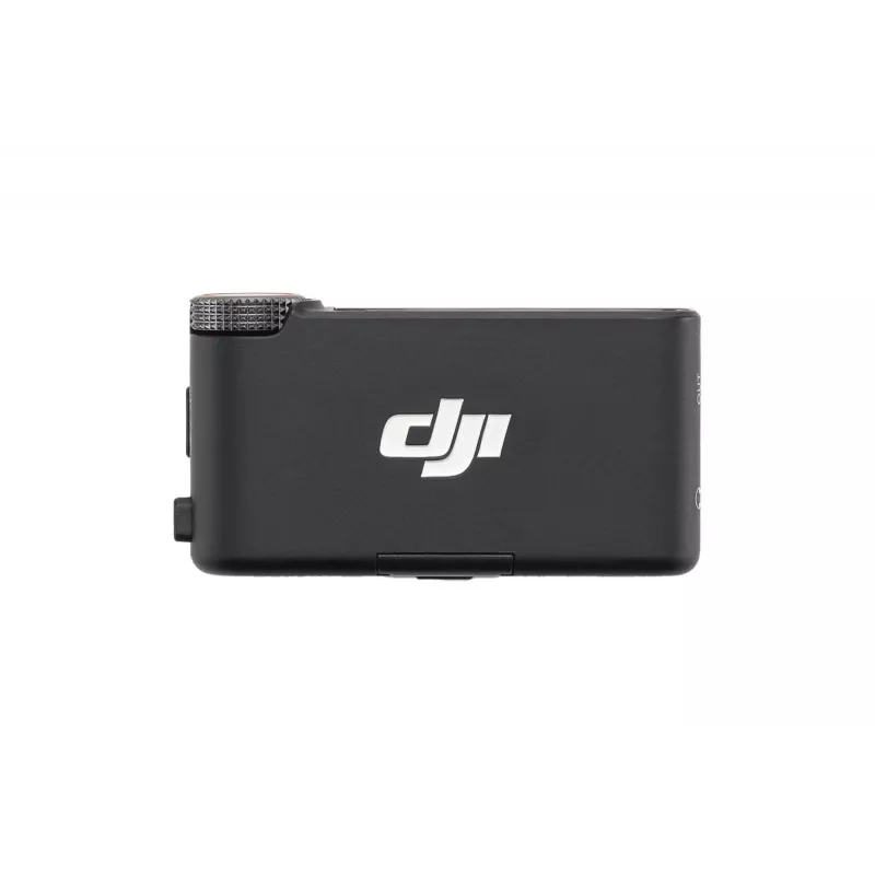 Mikrofon-Empfänger DJI Mic 3 Kamerahalterung schwarz – batteriebetrieben, inklusive 3,5-mm-Audio- und USB-Kabel