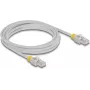 Netzwerkkabel DeLOCK RJ45 Cat.6A S/FTP 3m Grau