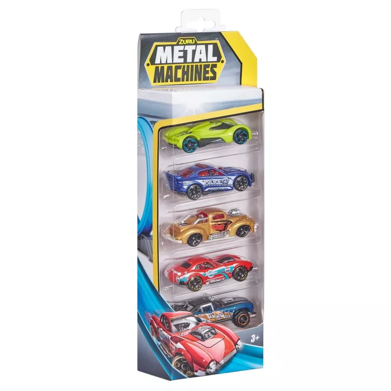 Zuru Metal Machines Druckguss-Autos 5er-Pack 1:64, Serie 2, sortiert
