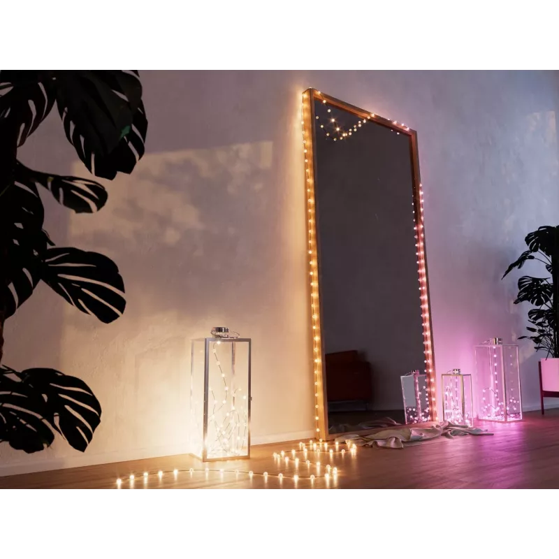 Intelligente Lichterkette Twinkly Strings USB-C Pearls Wi-Fi/Bluetooth Multicolour