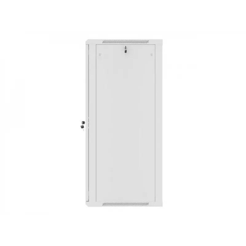 Lanberg wandmontierter Installationsschrank 19'' 27U 600x600 mm grau (Glastür)