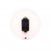 NeXtime klok 2615ro Focus, Ø25 cm, Wanduhr, Weiß/Rot
