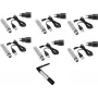Funksystem DMX EUROLITE QuickDMX Set Sender 1x + 6x Akku-Empfänger (drahtloses DMX Senden/Empfangen)