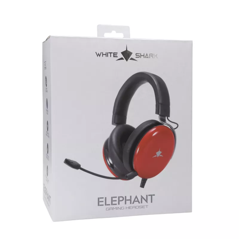 Kopfhörer White Shark GH-2540 Elephant Rot