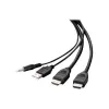 Belkin Secure KVM Combo Kabel - Video- / USB- / Audiokabel - TAA-konform - USB, Miniklinke, HDMI (M)