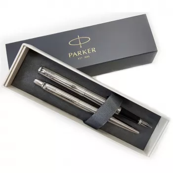 Parker 2093258 Stiftset Schwarz, Silber 2 Stück