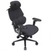 Gaming-Stuhl thunder x3 FLEX Pro Fabric Grau — ergonomischer Drehsitz, verstellbare Armlehnen und Neigung