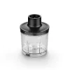 Caso | Kabelloses 4-in-1 Stabmixer-Set | Click & Mash | Stabmixer | 180 W | Drehzahl variabel | Edelstahl/Schwarz