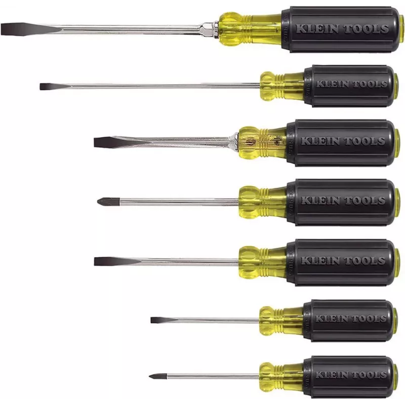 KLEIN TOOLS 85076 Schraubendreher, 7-teiliger Satz (85076)