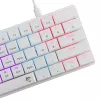 Mechanische Tastatur White Shark Nagamaki GK-006211 — kompaktes Layout, Red mechanische Schalter, weißes Gehäuse