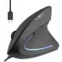 Perixx PERIMICE-513 C vertikale ergonomische Maus USB-C schwarz für Rechtshänder (PERIMICE-513 C)