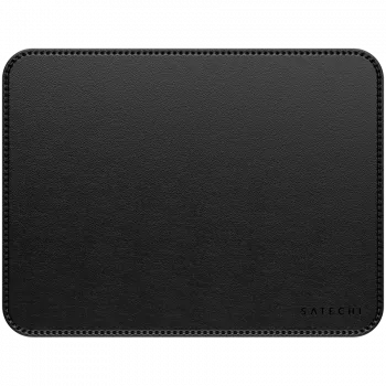 Satechi Premium-Mauspad – Veganes Leder-Mauspad (Schwarz)