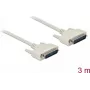 Serial Kabel DELOCK 84391 D-Sub 25 pin, beige, 3 m
