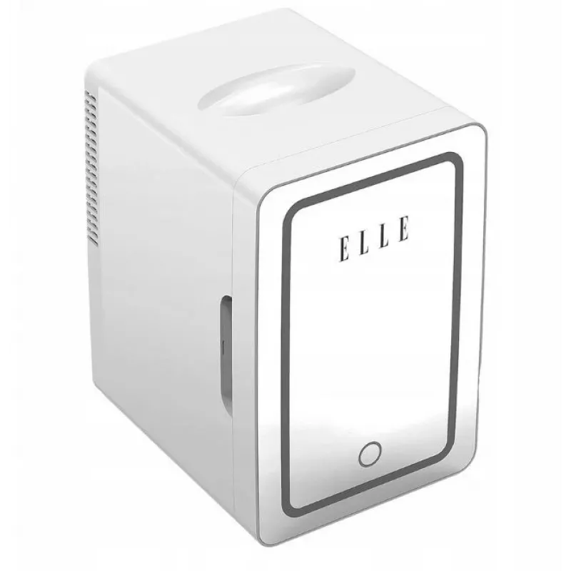 Mini-Kühlschrank mit LED-Schminkspiegel Elle ESDAFX04WHEU 4 L weiß