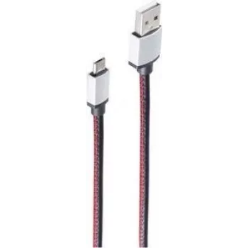 USB-Kabel ShiverPeaks BS14-50096 0,9 m USB A Micro-USB B Rot