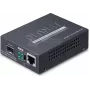 PLANET 802.3at PoE+ PD Netzwerk-Medienkonverter 2000 Mbit/s Schwarz