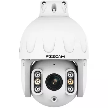 Foscam SD8EP PoE-Überwachungskamera Weiß 8MP (3840x2160), Power over Ethernet, Schwenk- und Neigefunktion, 4-fach optischer Zoom