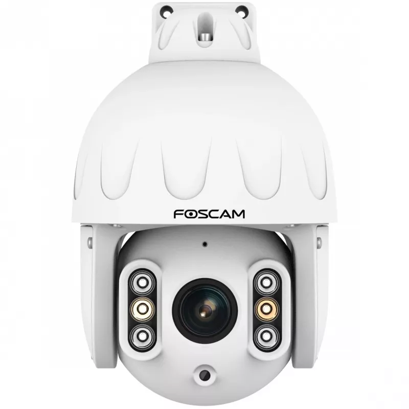 Foscam SD8EP PoE-Überwachungskamera Weiß 8MP (3840x2160), Power over Ethernet, Schwenk- und Neigefunktion, 4-fach optischer Zoom