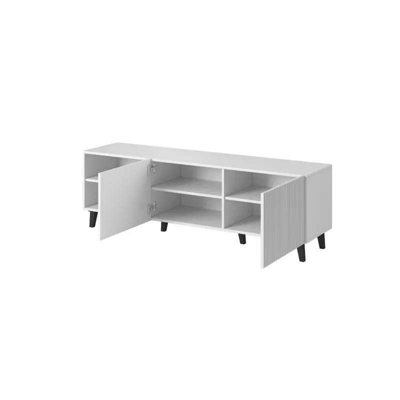 Cama RTV-Schrank PAFOS 150x42x52 weiß matt
