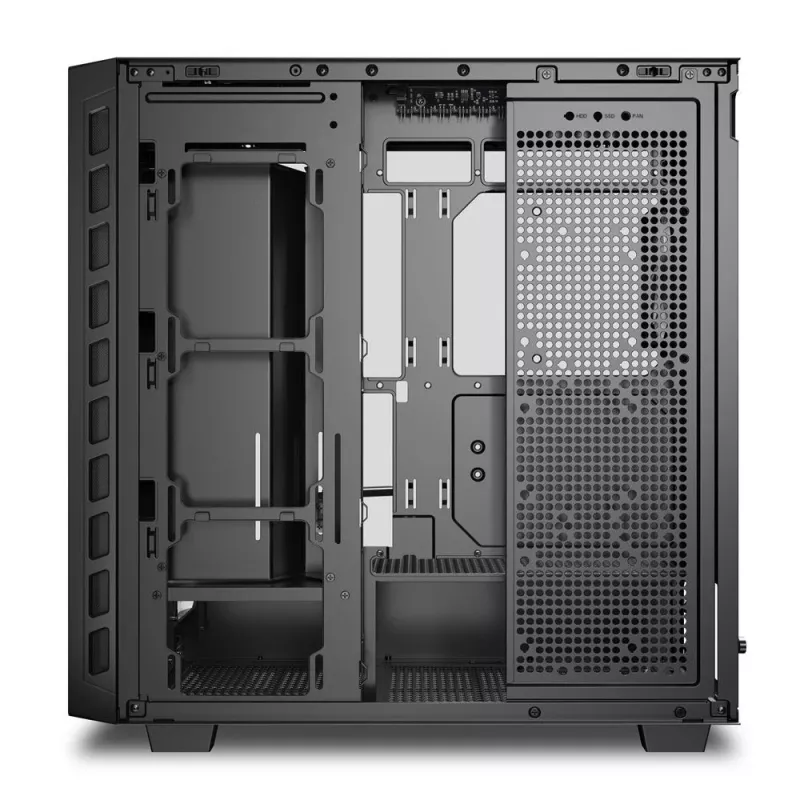 Sharkoon REBEL C80G RGB Midi Tower Schwarz