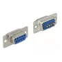 Kabelverbinder DeLOCK 65882 Sub-D 9-polig Blau Silber