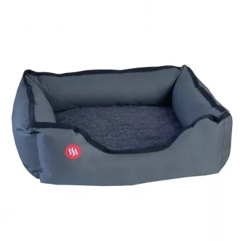 Heizbett Glovii GPETH für Hunde und Katzen 580x450x180 mm, Polyesterbezug, rutschfeste Basis