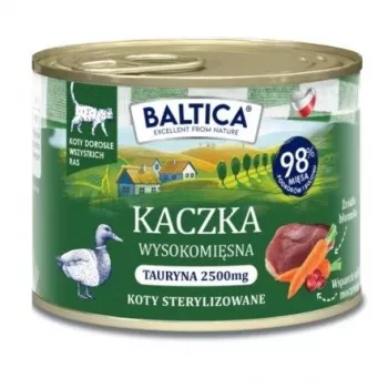 BALTICA Regionalgeschmack Ente – Nassfutter für Katzen – 185 g