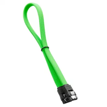 CableMod ModMesh - SATA-Kabel - Serial ATA 150/300/600 - SATA (W) zu SATA (W) - 60 cm - Hellgrün (CM-CAB-SATA-N60KLG-R)