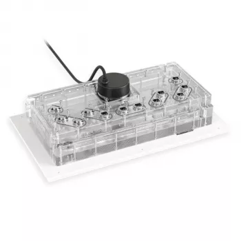 Alphacool Distroplate Apex Dark Base Pro 901 RGB Support — Verteilplatte für PC-Wasserkühlung, Modell 14658