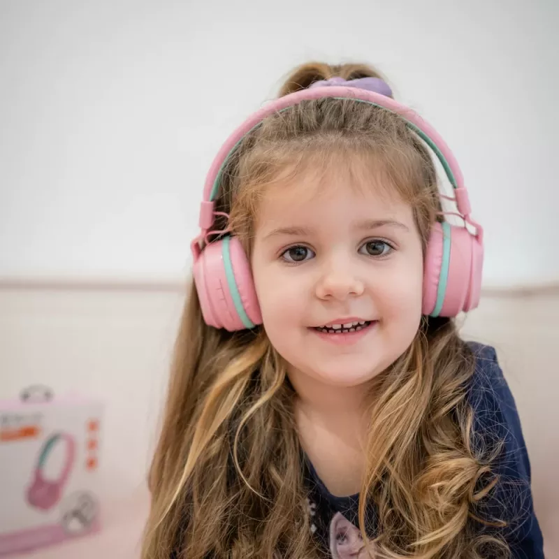Kopfhörer Tellur Buddy Bluetooth Over-Ear Pink