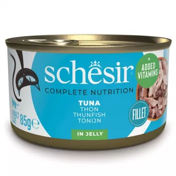 SCHESIR in Gelee Thunfisch - Nassfutter für Katzen - 85 g