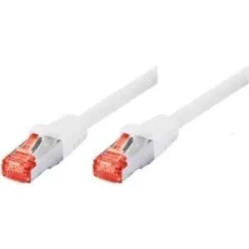 Tecline exertis Connect - Patchkabel - RJ-45 (M) zu RJ-45 (M) - 1 m - SSTP-Kabel - CAT 6 - halogenfrei - Weiß (71501W)