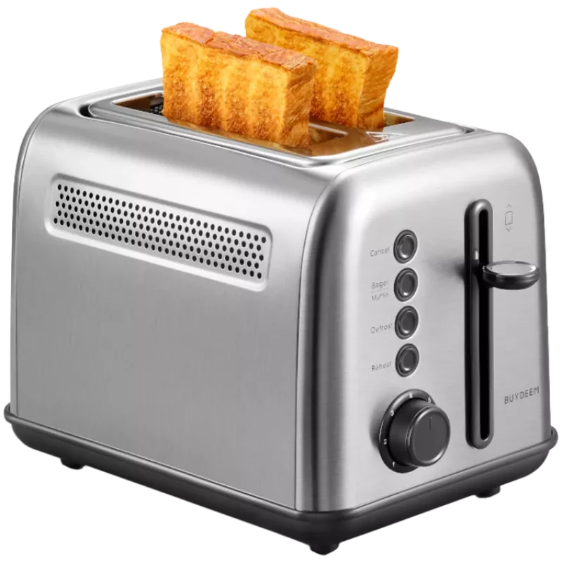 BUYDEEM 2-Scheiben-Toaster, Modell DT620E, Farbe Edelstahl, EU