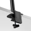Maclean MC-929 Tischplattenverstärkungsplatte für Monitor-Tischhalterungen, Schwarz