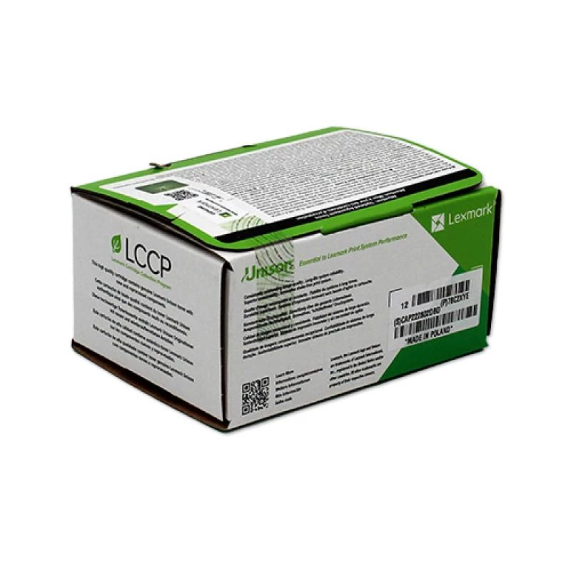 Lexmark 78C2XYE Tonerkartusche 1 Stück Original Gelb