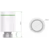 Indoor rotary LED sensor EZVIZ T55 — weißer Kunststoff, AA-Batterie, Ø 5,5 cm, Höhe 95 mm