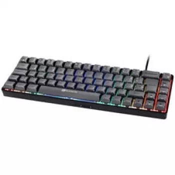 GAMIAC TKL69G SF Gaming Tastatur, Kailh Rot - Schwarz/Grau