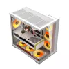 Computergehäuse Darkflash C280 (weiß) mit 7 Kühlventilatoren