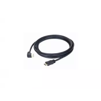 HDMI v2.0 90-Grad-Stecker auf geraden Stecker Verbindungskabel, 19-polig vergoldete Kontakte, 1,8 m, Bulk-Verpackung