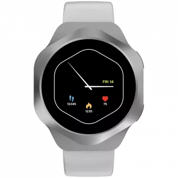 Smart Watch CANYON Hexagon 88 BT-CALL Silber