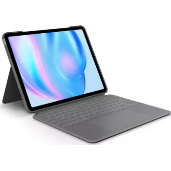 Logitech Combo Touch - Tastatur- und Foliohülle - mit Trackpad - hintergrundbeleuchtet - Apple Smart Connector - Q