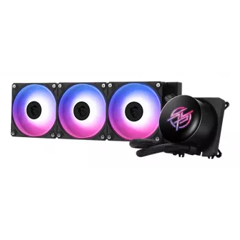 All-in-One-Flüssigkeitskühler MSI MPG CORELIQUID P13 — 120-mm-Lüfter, 3-Lüfter-Radiator, LGA 1851-Unterstützung, schwarz