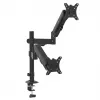 Maclean 2-fach Monitorhalterung, Gasfeder, 17-32 inch, 2-10 kg, schwarz, MC-136