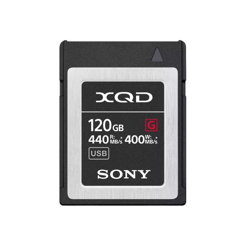 Sony QD-G120F 120 GB Hi-Speed XQD-Speicherkarte, 120 GB, XQD, 440 MB/s, 400 MB/s, wasserbeständig, temperaturbeständig, Schwarz