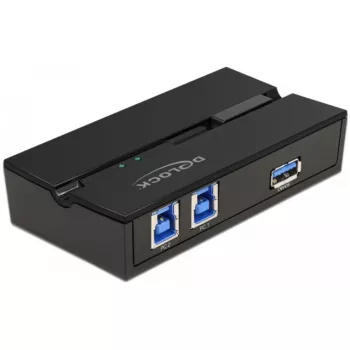 DeLOCK 11495 Computer-Datenumschalter 5 Gbit/s Schwarz Kunststoff